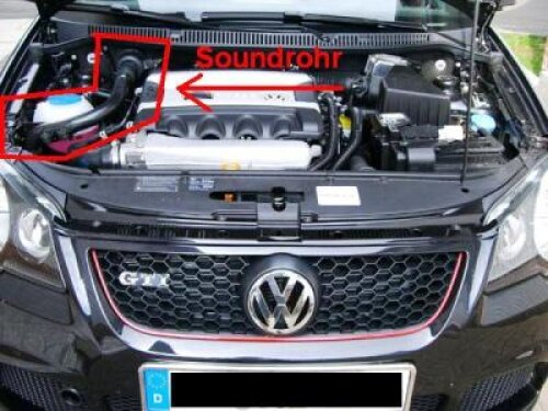 Polo 9N3 GTI Soundrohr 1,8 Turbo Soundgenerator