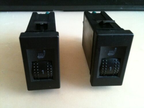 2 Sitzheizungsschalter links und rechts VW Polo 6N2 Lupo