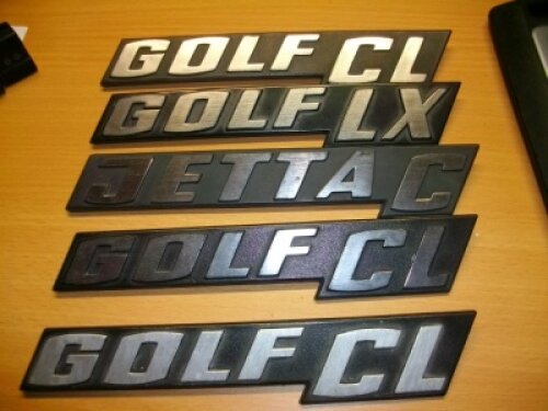 Golf 1 Embleme