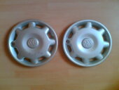 RADKAPPEN F&Uuml;R VW GOLF-3 / VW GOLF-3 VARIANT / VW GOLF-3 CABRIO / VW VENTO / VW POLO-CLASSIC / VW POLO-VARIANT 14 ZOLL 2 ST&Uuml;CK SEHR GUT ERHALTEN!!! - Bild 2