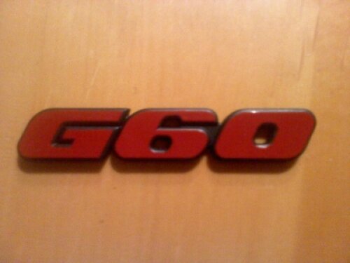Original G60 Emblem Für hinten neu